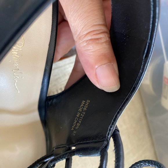 3.1 PHILLIP LIM MARTINI LACE-UP HEELS (SZ 7) (EUC) - Picture 6 of 10